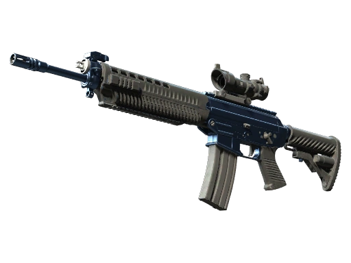 SG 553 | 深蓝电镀处理 (崭新出厂)