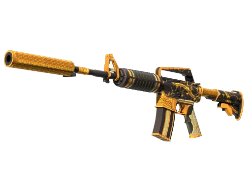 M4A1 消音型 | 金蛇缠绕 (略有磨损)