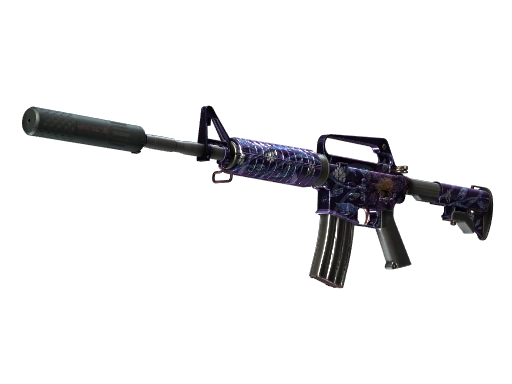 M4A1 消音型 | 黑莲花 (略有磨损)